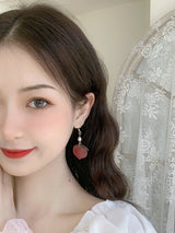 Sweet Peach Earrings Earrings Ear Clips