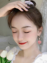 Sweet Peach Earrings Earrings Ear Clips