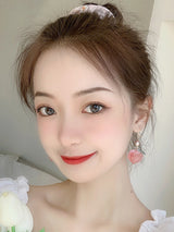 Sweet Peach Earrings Earrings Ear Clips