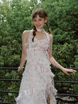 Pink Floral Slip Fairy Dress