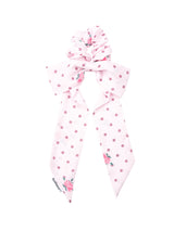 Dot Rose Fairy Ribbon Scrunchie
