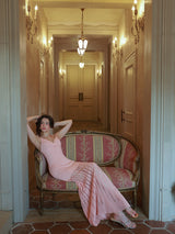 Blush Reverie Illusion Dress