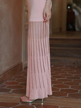 Blush Reverie Illusion Dress