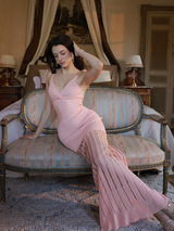 Blush Reverie Illusion Dress