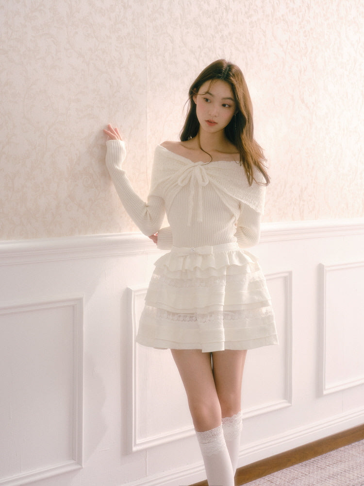 Frost Petal Whisper Knit