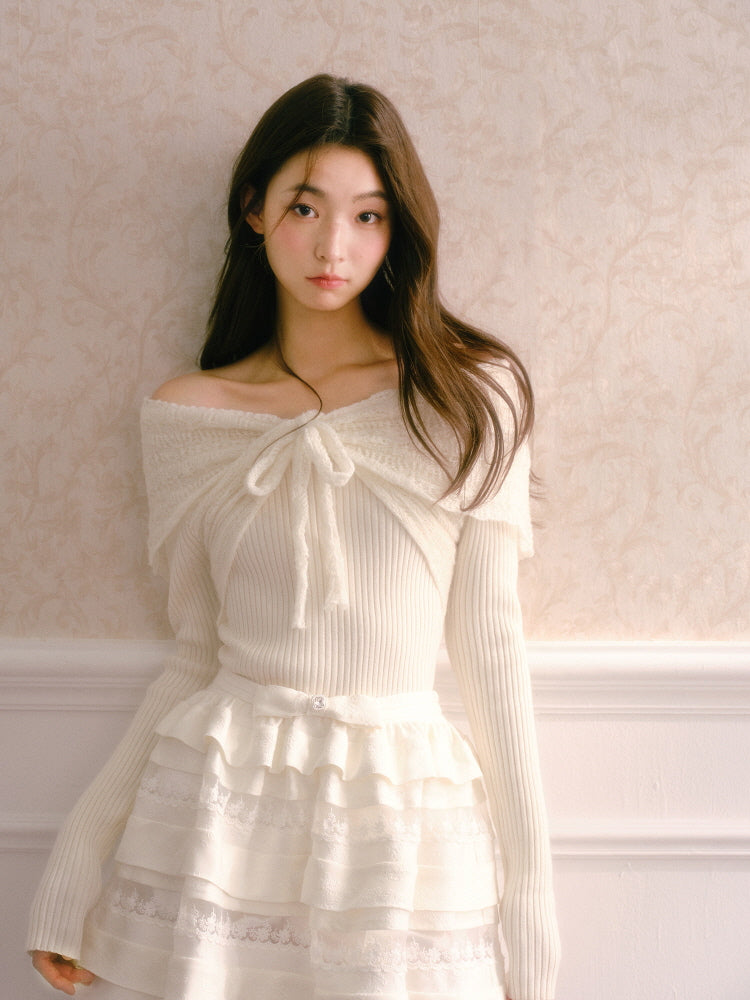 Frost Petal Whisper Knit