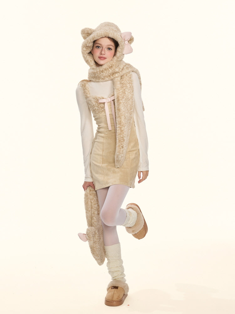 Milky Leopard Cloud Scarf