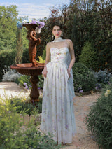 Lilac Whisper Garden Maxi Dress