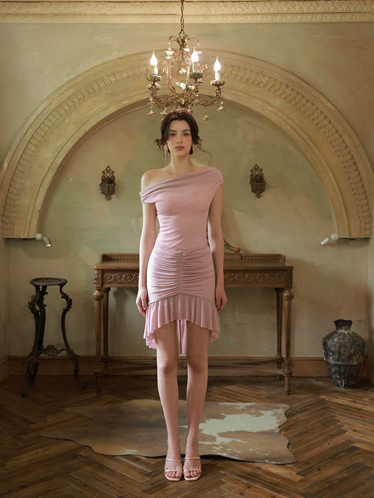 Blushing Whisper Mermaid Dress
