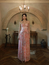Enchanted Petal Waltz Dress