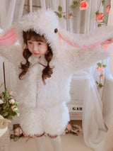 Cute Plush Bunny Two Piece Set