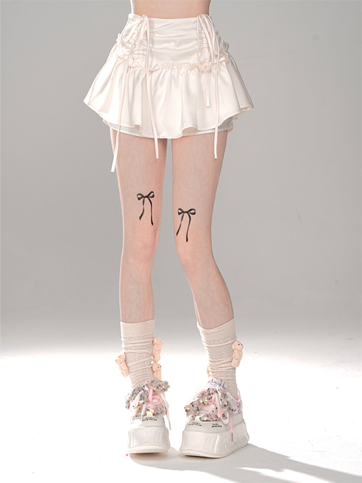 Swan White Pink Skirt