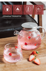 Sweet Strawberry Jug Cup Set