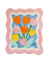 Pink Tulip Soft Plush Floor Mat Rug Carpet