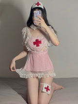 Sweet Nurse Cosplay Uniform Dress