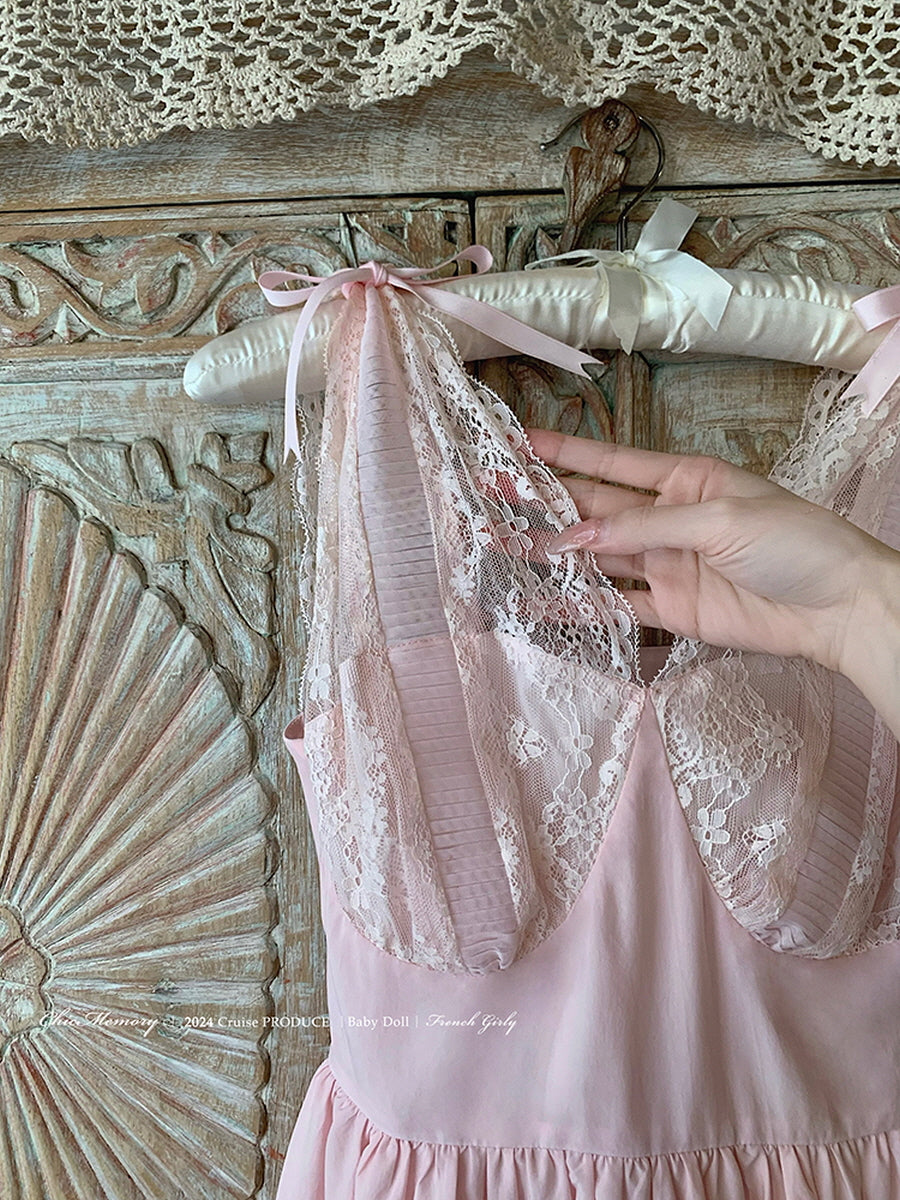 Antique French Pink Dress