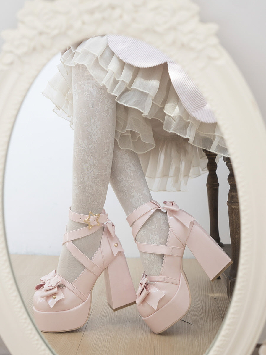 Star Lolita High Heels Shoes