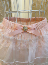 Milk Sweet Princess Bowknot Fluffy Cake Skirt Pants