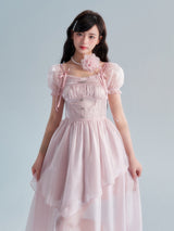 Pearl Blossom Choker & Ribbon Corsage