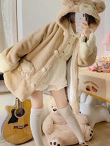 Cute Plush Tiny Wing Schoolgirl Jacket