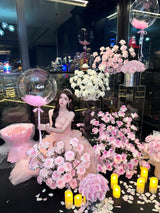 Ethereal Blush Princess Tulle Dress