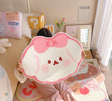 Kawaii Bunny Bear Bedroom Carpet Rug Mat