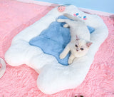 Strawberry Fluffy Soft Pet Cats Dogs Beds Mat House