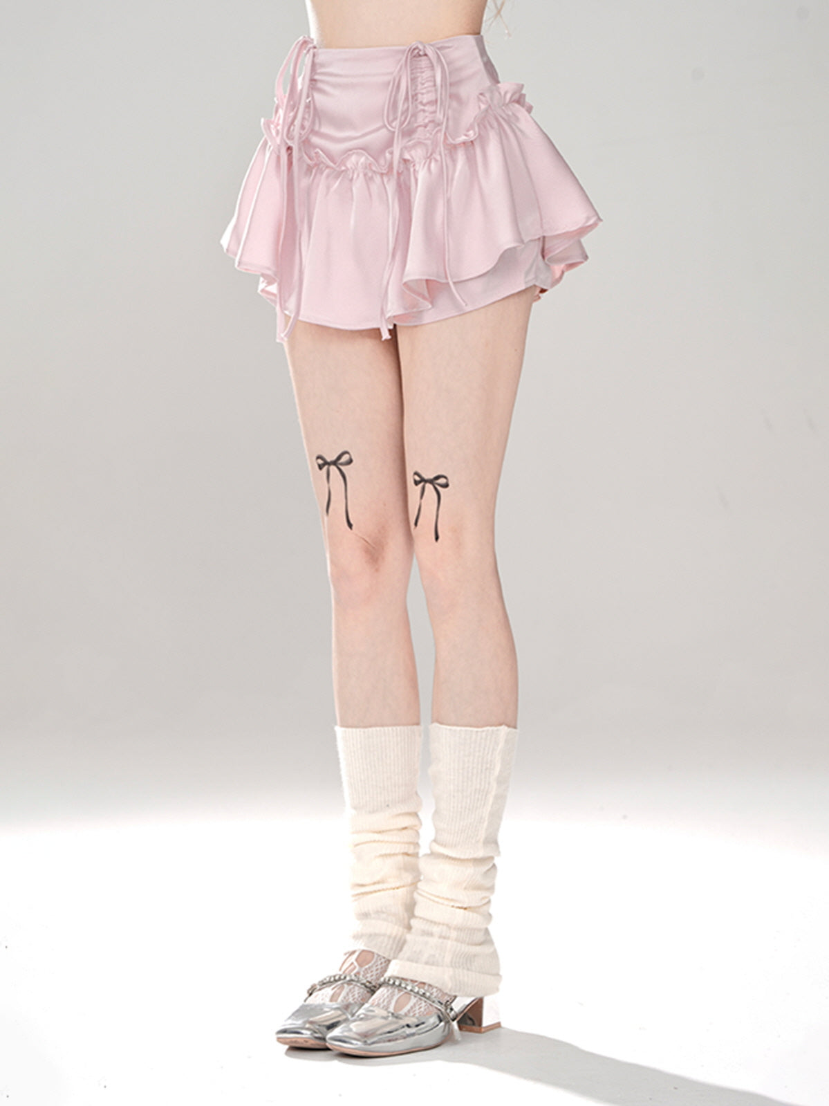 Swan White Pink Skirt