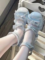 Heart Knot Lolita High Heels Shoes