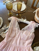 Antique French Pink Dress