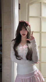 Fairy Whisper Sheer Bow Top
