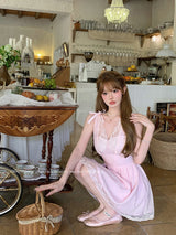 Antique French Pink Dress