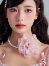 Pearl Blossom Choker & Ribbon Corsage