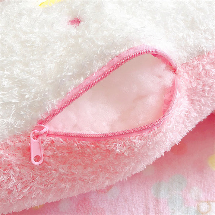 Pink Plush Wink Melody Cushion Pillow Room Decor