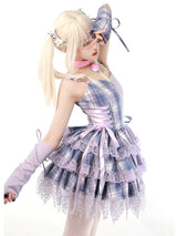 BlckPink Purple Lolita Kawaii Cake Dress