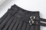Double Belt Pure Girl Skirt