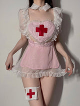 Sweet Nurse Cosplay Uniform Dress