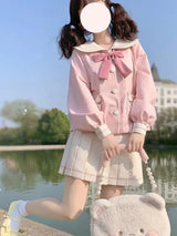 Pink Sailor Kindergarten Uniform Set