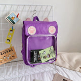 Cute Cat School Big Backpack Bag