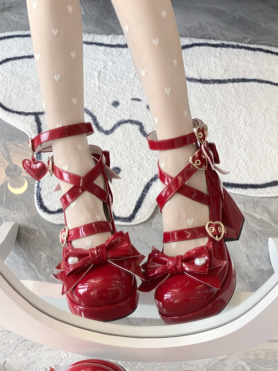 Sweet Plum Lolita Mary Jane Shoes