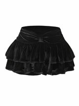 Ballet A-Line Puffy Mini Skirt