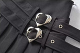 Double Belt Pure Girl Skirt