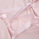 Satin Lace-Up Ballet Top