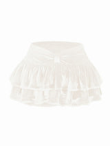 Ballet A-Line Puffy Mini Skirt