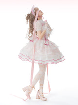 Fairy Tale Lolita Pink Blue Black Dress