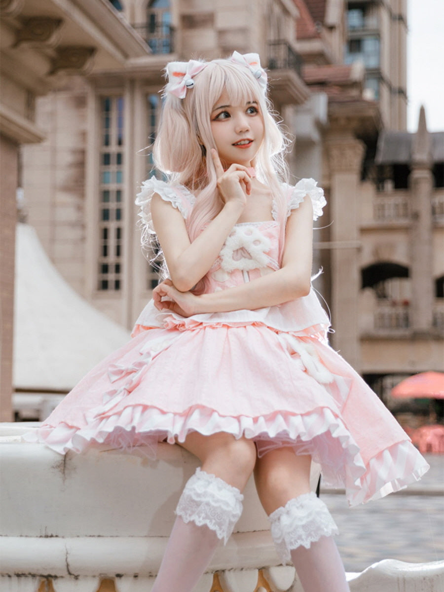 Meow Lolita JSK Suspender Dress