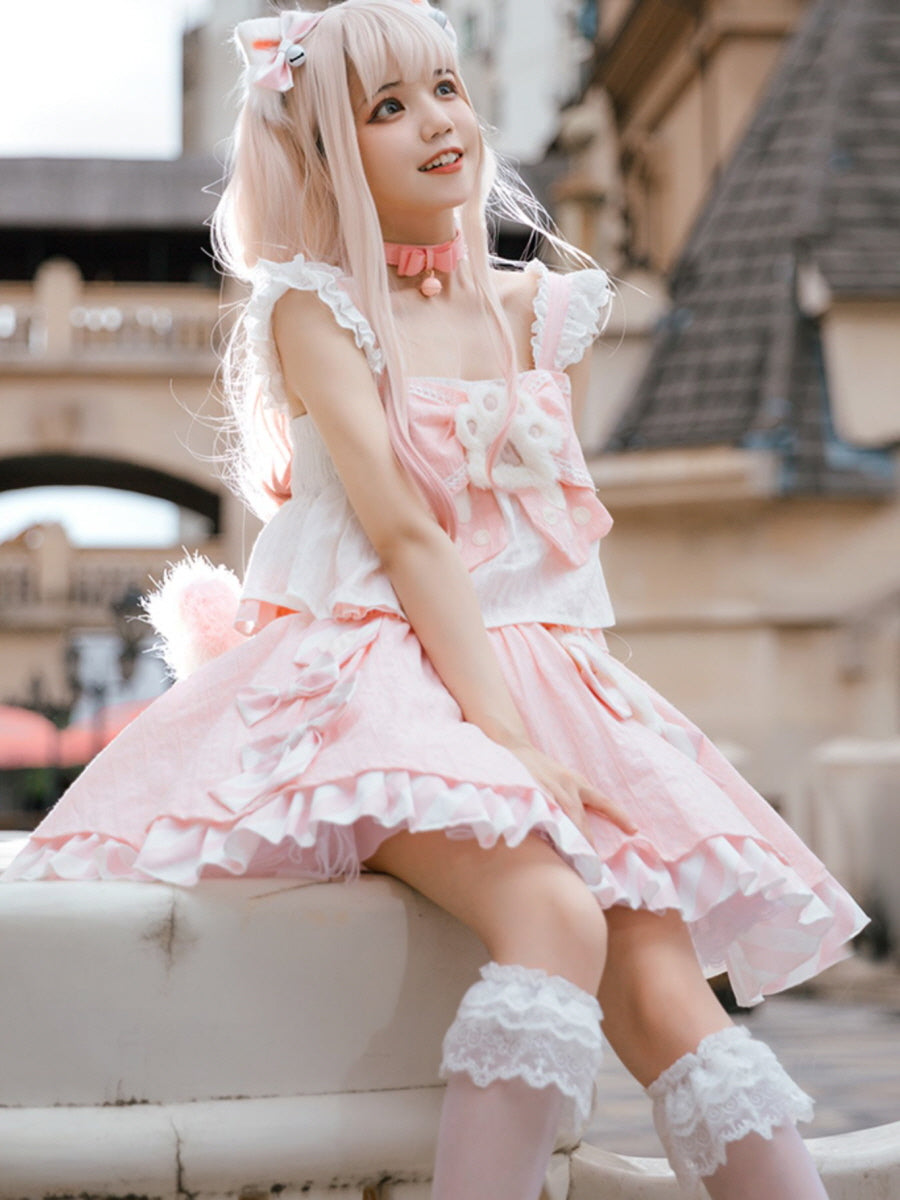 Meow Lolita JSK Suspender Dress