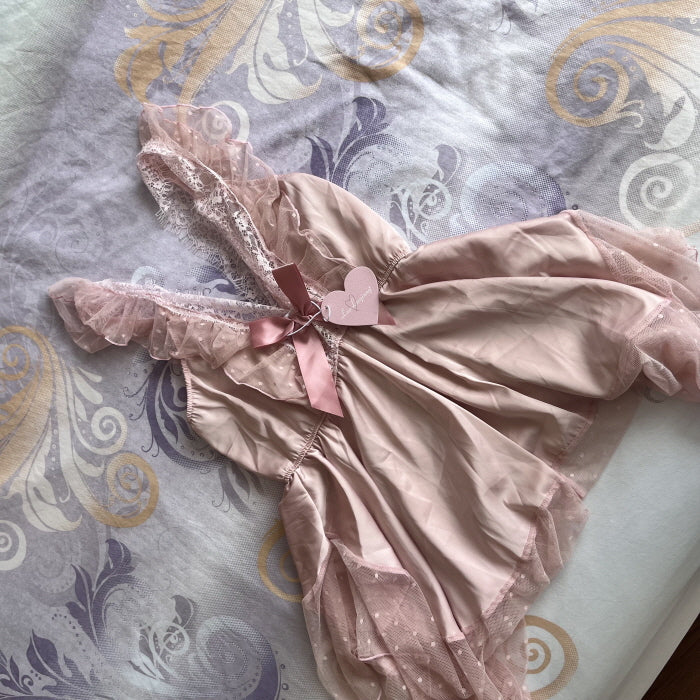 Sweet Love Lace Bow Nightdress