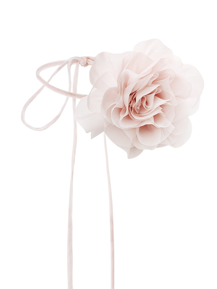 Pearl Blossom Choker & Ribbon Corsage