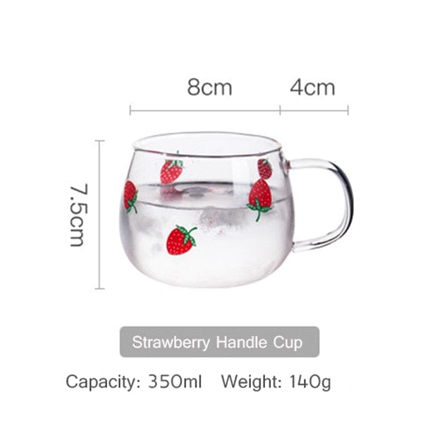 Sweet Strawberry Jug Cup Set